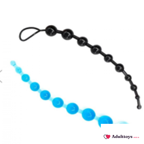 Silicone Rippled Dotted Anal Bead
