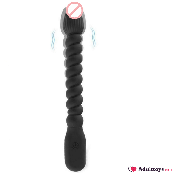 HFO Silicone Vibrator with extra Head VIB for women - front view