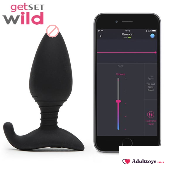 Lovense Hush Wireless Mobile Bluetooth App Butt Plug - front view