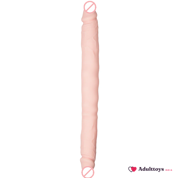 Double Ended Slim Bendable Flexible Dildo - front view