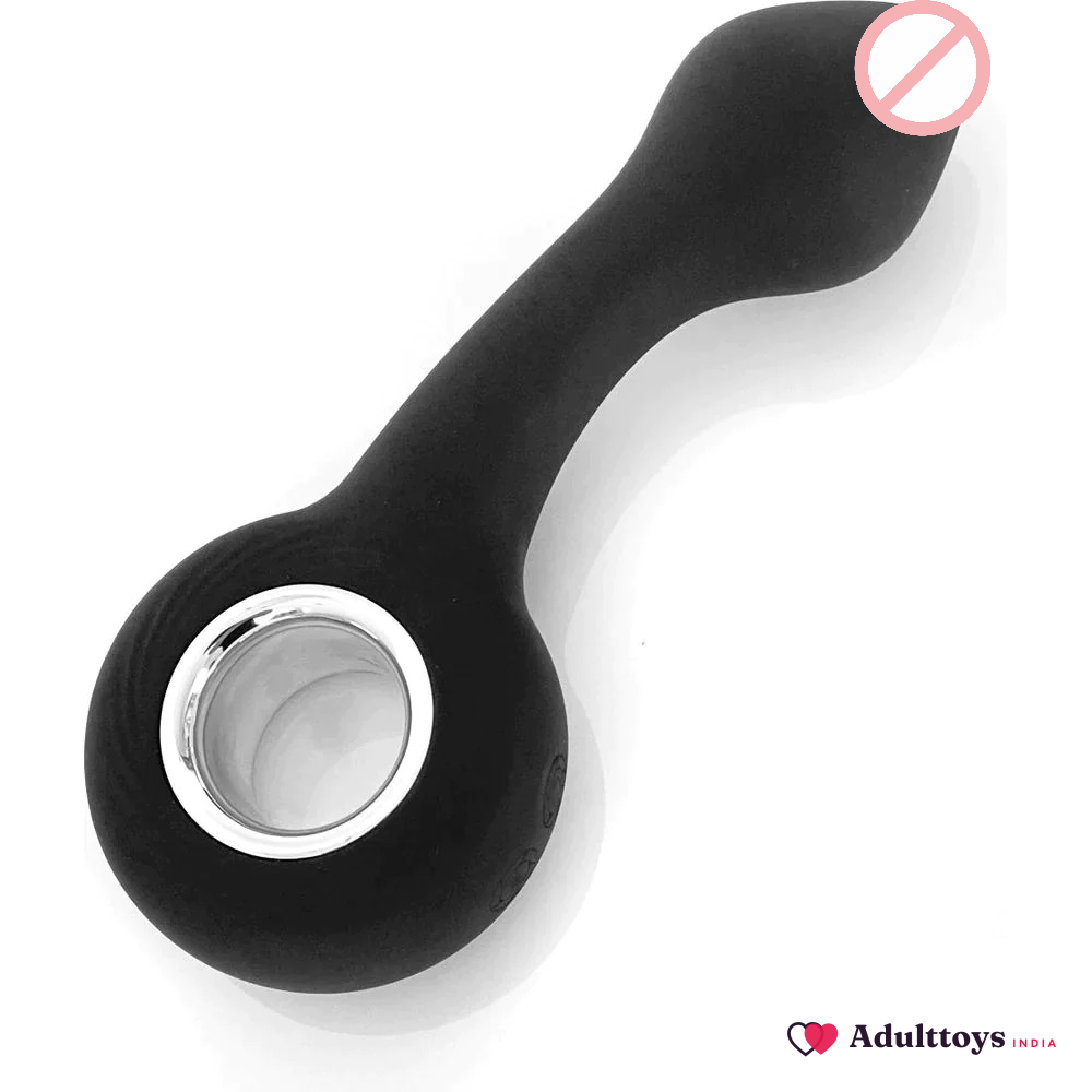 Deep Bummer Vibrating Plug With Pull Ring - front view