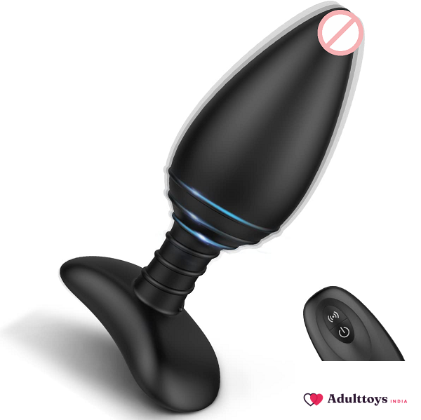 Lange Remote Anal Plug-Silicone - front view