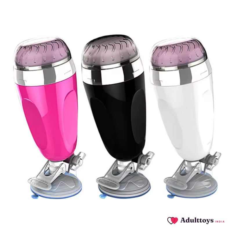 Hands Free Strong Vibration Male Masturbator Sex Cup - front view