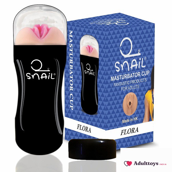 Snail Flora Masturbator Cup - front view