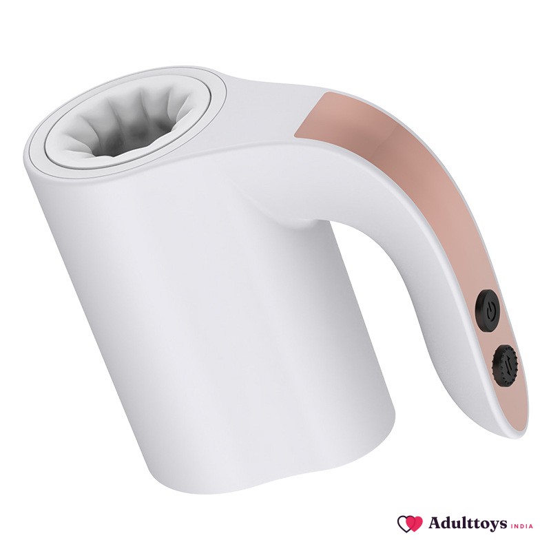 WhirlWind Telescopic Self Masturbator 10 Powerful Thrusting And Rotating Modes - front view