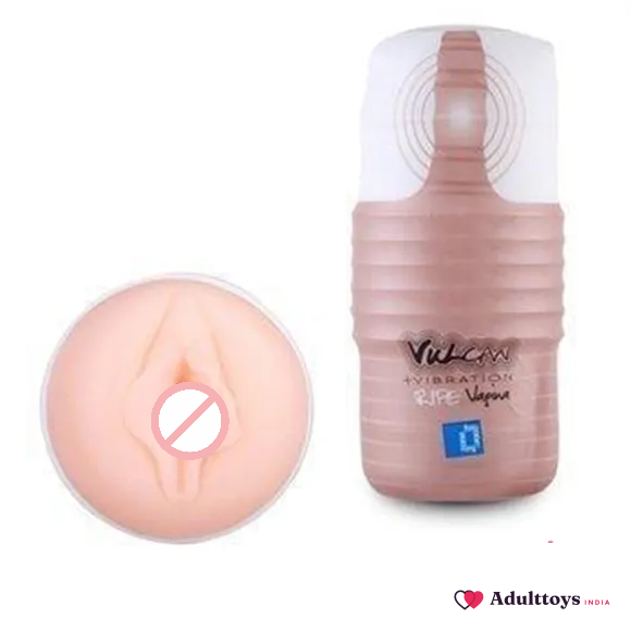 Funzone Vulcan Vibrating Ripe Masturbator - front view