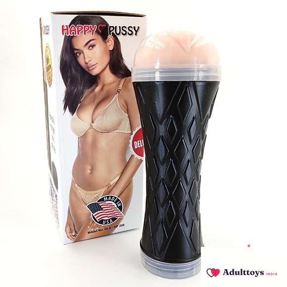 Happy Pussy Fleshy Masturbator for Men - front view