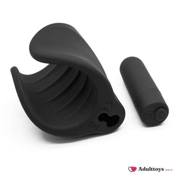 Male Stroker Masturbator and Ribbed Penis Massager - front view
