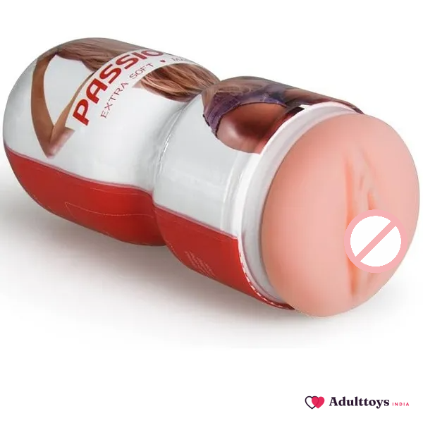 Passion Cup Ultra Realistic 14 cm Male Masturbator High Stimulation - front view