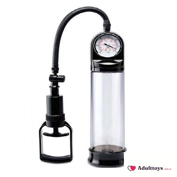 Delux Penis Pump With Pressure Meter Gauge