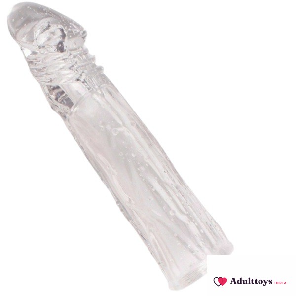 Iceman Transparent Penis Sleeve Extender - front view