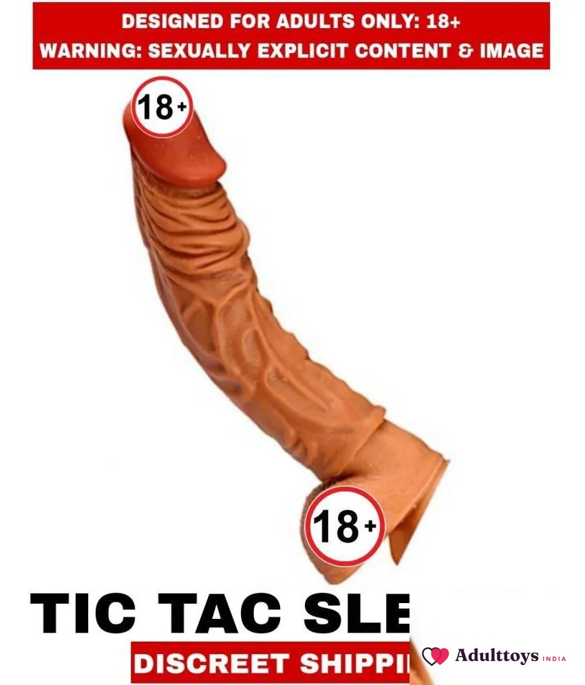 Tic Tac Silcone Penis reuse condom Sleeve