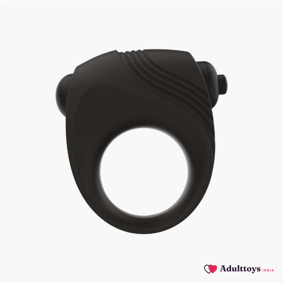 Torque Silicone Vibrator Ring Massager Enhanced Sensation Ring - front view