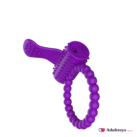 Bolt Vibrating Cock Ring For Men And Pleasure For Women With Pleasure Tongue Ring - front view