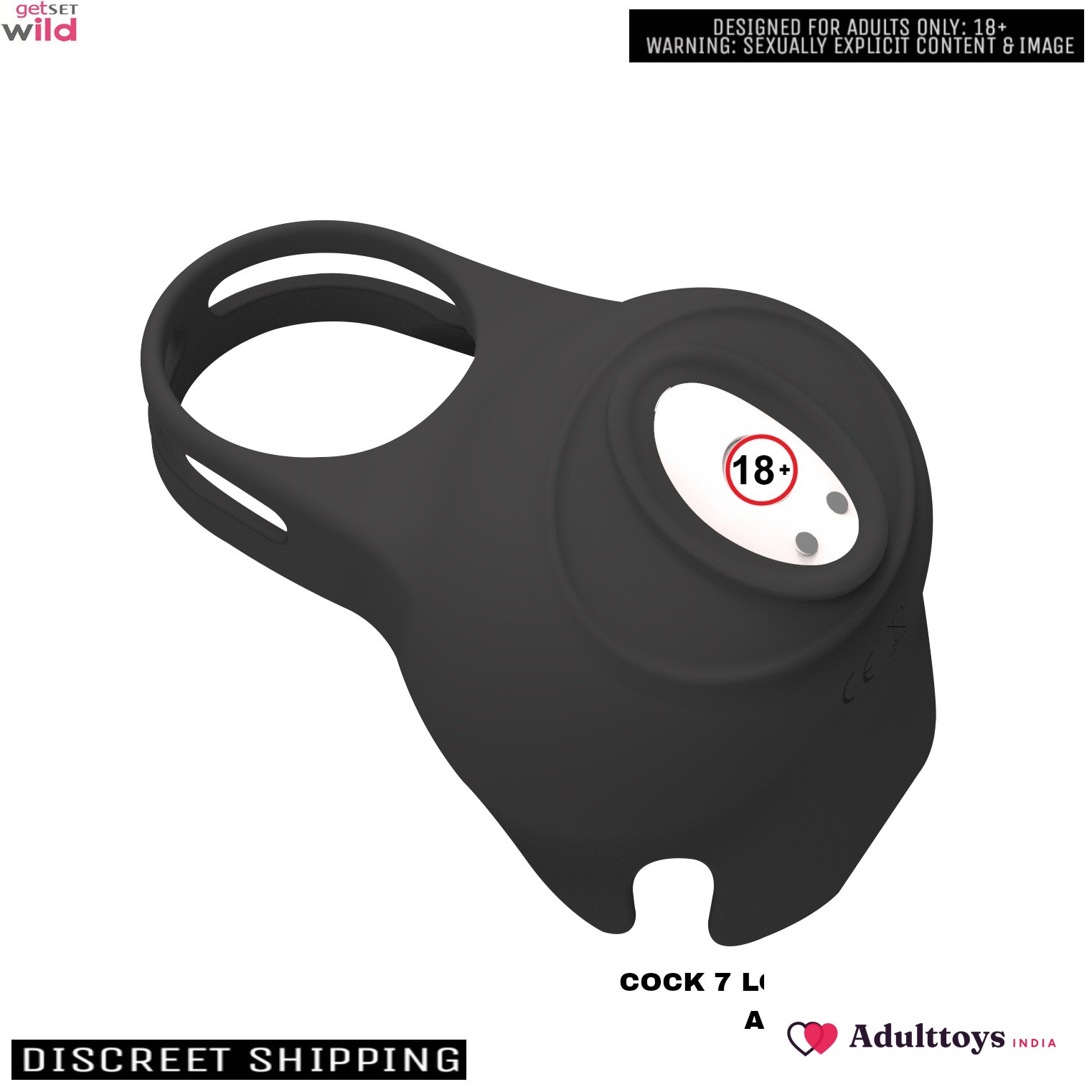 Mobile App Controlled 7 Speed Vibrating Cock Ring