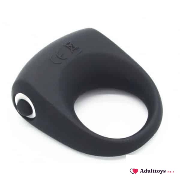 Lux Black Silicone Vibrating Cock Ring