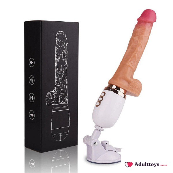 Telescopic Thrusting Dildo Electric USB Rechargeable - front view