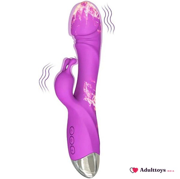 Rich Sili Rabbit Vibrator For Women - front view