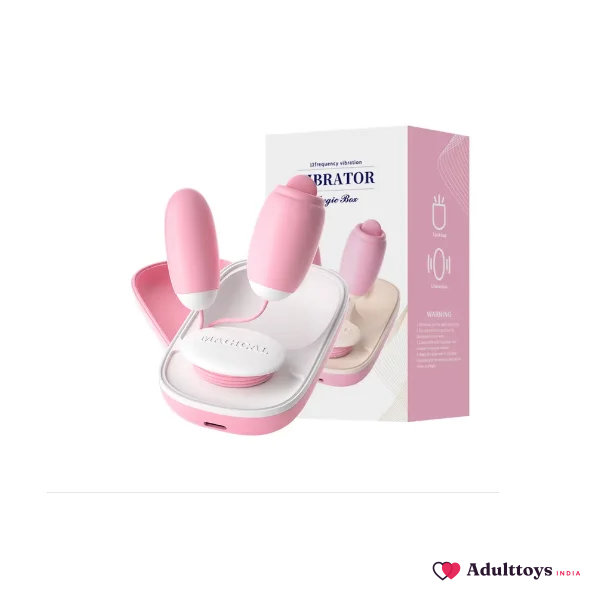 Wearable Jump Egg Tongue Vibrator Clitoris G Spot Anal Stimulation Vaginal Massager - front view