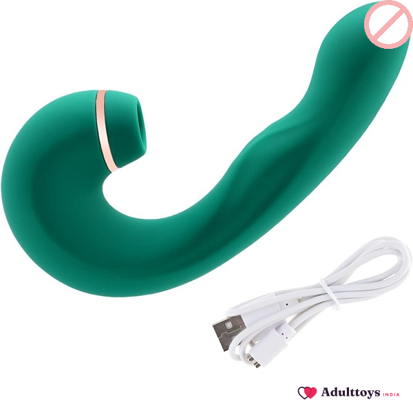 3 In 1 Sucker Vibrator G Spot Dildo Nipple Sucker/Nipple - front view
