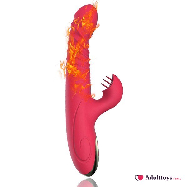 Big Bass Wand Massager Rabbit Vibrator - front view