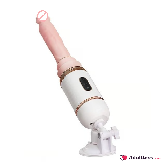 Dildo Cyclone With Up Down Thrusting Modes Movable Suction Cup - front view