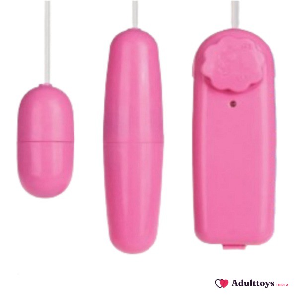 Double Krazy Remote Control Egg Vibrator for Women - front view