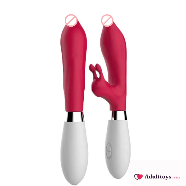 Double Shock G Spot Rabbit Vibrator - front view
