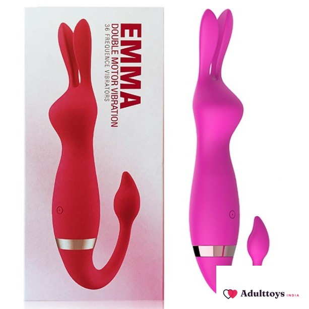 Emma Vibrator With Double Motor Stimulator 36 Speeds - front view