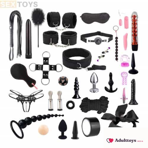 35PCS Adult Bondage Bdsm Kit Restraint Set for Couple