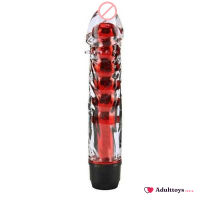 ICE Vibrator Smooth Silicon G-Spot For Women (Colour RED) - front view