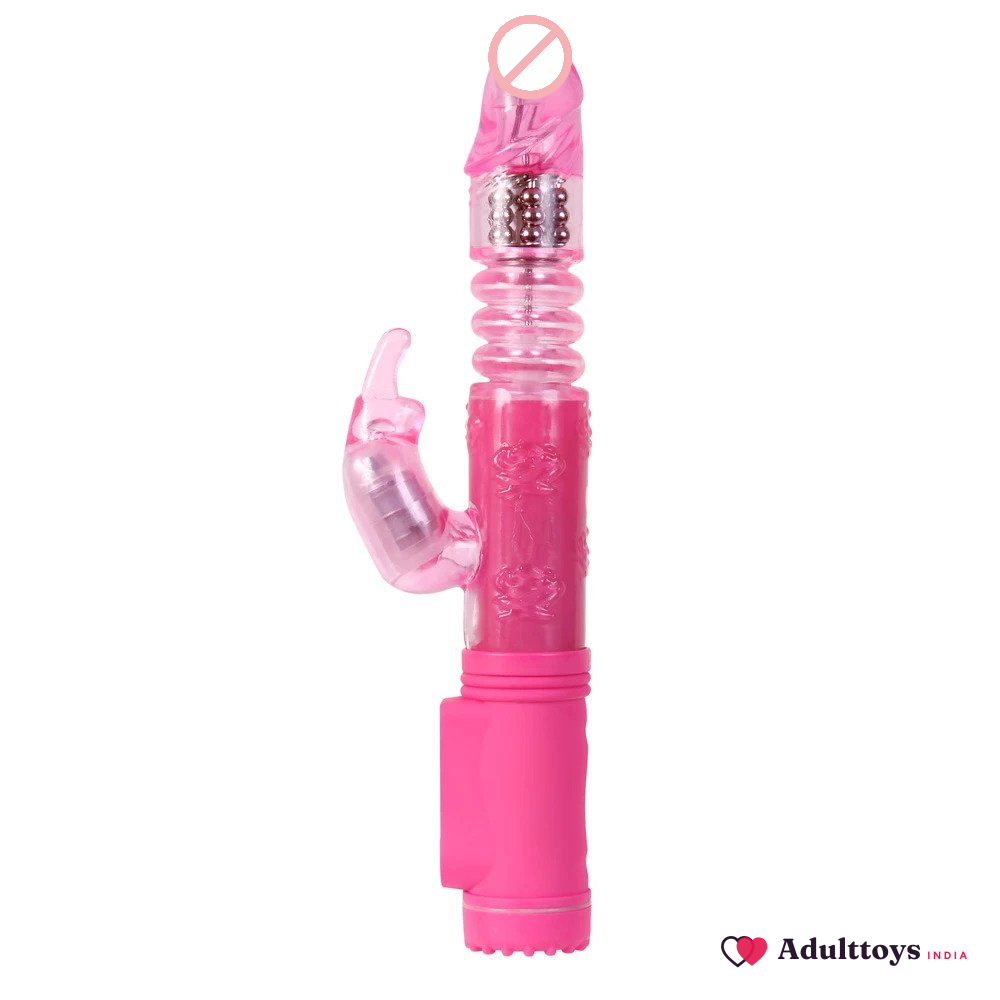 JoyStick Thrusting Rabbit Vibrator - front view