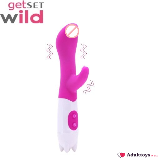 Multi Function G Spot and Clitoral Stimulation Rabbit Vibrator - front view