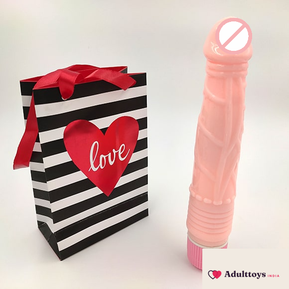 Naughty Boy 7Inch Vibrating Dildo for Women - front view