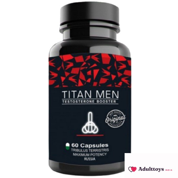 Titan Men Testosterone Booster Pack of 60 Capsules