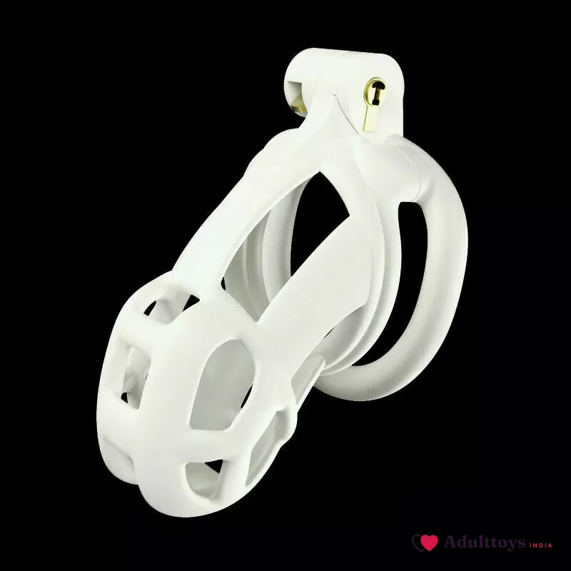 Mamba Chastity Device Cobra Cage Men Resin Bird Lock Belt 4 Ring