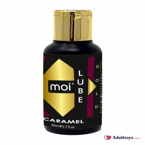 MOI Caramel Edible Lickable Lubricant - front view